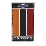 1975-1977 Camaro Trunk Emblem Orange, Black, Red Image