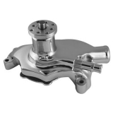 1964-1968 El Camino Small Block Smoothie Short Water Pump, Chrome Image