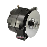 1967-1970 Camaro 80 Amp External Regulator Alternator, Stealth Black Image