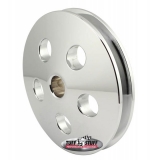 1978-1987 Regal Tuff Stuff Machined Aluminum Power Steering Pump Pulley Single Groove Chrome Image