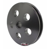 1970-1988 Monte Carlo Tuff Stuff Machined Aluminum Power Steering Pump Pulley Single Groove Black Image