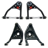 1968-1974 Nova Tubular Control Arm Kit, Econo, Upper/Lower, Black Set Image