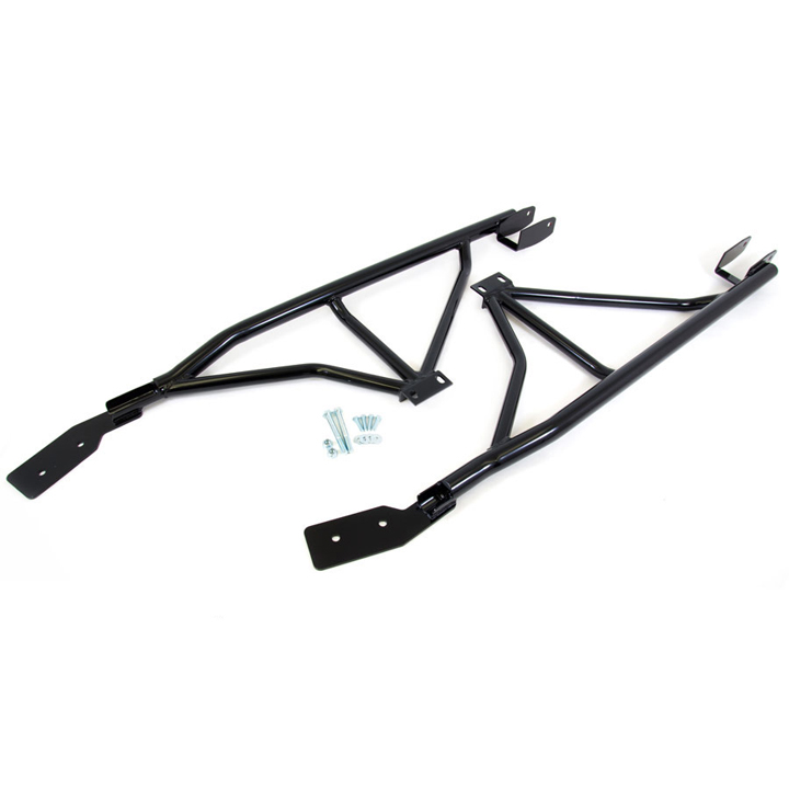 1993-2002 Camaro Coupe UMI 3-Point Subframe Connectors, Weld In, Black