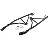 1993-2002 Camaro Coupe UMI 3-Point Subframe Connectors, Bolt In, Black Image
