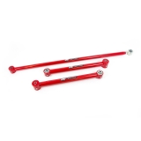 1982-2002 Camaro UMI Panhard Bar & Lower Control Arm Kit, Poly/Roto-joints, Red Image