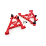 1982-1992 Camaro UMI Front Lower A-Arms, Polyurethane Bushings, Coilovers Only - Red: 2051-R Image