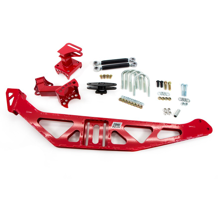 1982-2002 Camaro UMI Fabricated Watts Link, Factory Rear End - Red: 2080-275-R