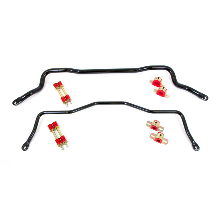 1982-2002 Camaro UMI Tubular Sway Bar Kit, Black