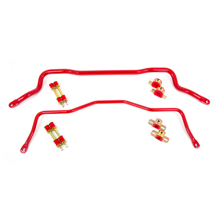 1982-2002 Camaro UMI Tubular Sway Bar Kit, Red