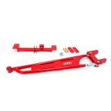 1993-2002 Camaro UMI Tunnel Brace Mounted Torque Arm, Stock Exhaust, Red Image