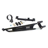 1993-2002 Camaro UMI Tunnel Brace Mounted Torque Arm with DS Loop, Stock Exhaust, Black Image