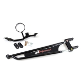 1993-2002 Camaro UMI Tunnel Brace Mounted Torque Arm with DS Loop, Long Tube Headers, Black Image
