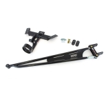 1982-1992 Camaro UMI Tunnel Mounted Torque Arm with Driveshaft Loop, TH350 & T5 - Black Image