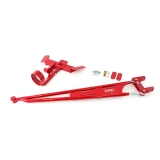 1982-1992 Camaro UMI Tunnel Mounted Torque Arm w/ Driveshaft Loop, 700R4 & T5 - Red Image