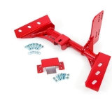 1982-1992 Camaro UMI Torque Arm Relocation Kit, T5 & 700R4 - Red Image