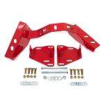 1982-1992 Camaro UMI LSX Engine Mounts & T56 Trans Crossmember Kit, Factory K-members Only, Red Image