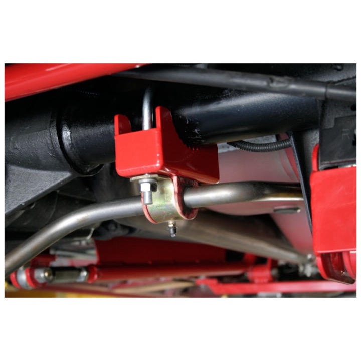 1982-2002 Chevrolet UMI Sway Bar Installation Kit, Stock Rear End, Red: 2244-275-R
