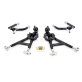 1993-2002 Camaro UMI Front Control Arm Kit, Adjustable, Drag, Black Image