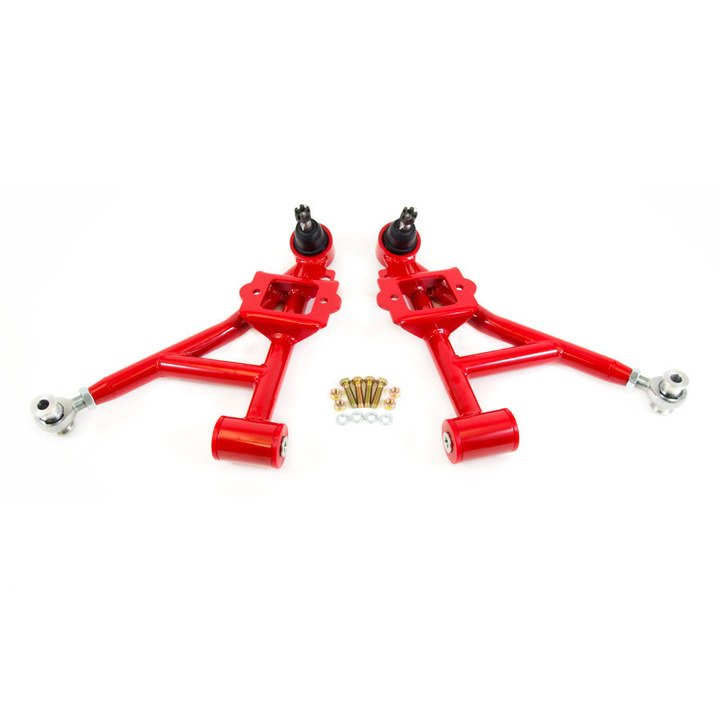 1993-2002 Camaro UMI Front Lower Control Arms, Non-Adjustable, Street, Red: 2305-R