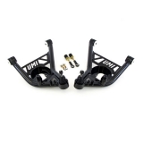 1970-1981 Camaro UMI Front Lower Control Arms, Delrin Bushings, Black: 2652-B Image