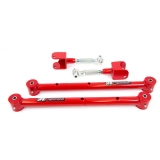 1978-1983 Malibu UMI Adjustable Upper & Tubular Lower Rear Control Arm Kit, Red Image