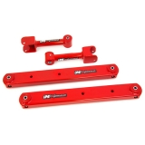 1978-1988 Cutlass UMI Rear Control Arm Kit, Tubular Uppers & Fully Boxed Lowers, Red Image