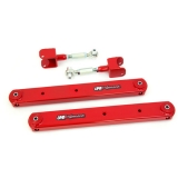 1978-1983 Malibu UMI Rear Control Arm Kit, Adjustable Uppers & Fully Boxed Lowers, Red Image