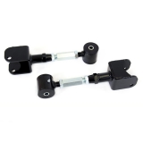 UMI 1973-1987 El Camino Tubular Rear Upper Control Arms, On Car Adjustable Poly Bushings, Black Image