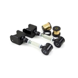 1978-1988 Cutlass UMI Tubular Rear Upper Control Arms, Adjustable Poly&Rear Bushings, Black Image