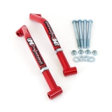 1978-1988 Cutlass UMI Trailing Arm Reinforcement Frame Braces, Red Image