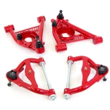 1978-1988 Cutlass UMI Front A-Arm Kit, 1&2 Inch Taller Upper Ball Joints - Red Image