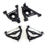 1978-1987 El Camino UMI Front A-Arm Kit, Standard Upper Ball Joints - Black Image