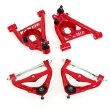 1978-1987 Grand Prix UMI Front A-Arm Kit, Standard Upper Ball Joints - Red Image