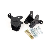 1970-1972 Monte Carlo UMI Rear Lower Control Arm Relocation Brackets, Bolt In, Black Image