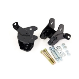 1964-1972 El Camino UMI Rear Lower Control Arm Relocation Brackets, Bolt In, Black Image