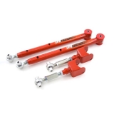 1968-1972 El Camino UMI Adjustable Upper & Lower Rear Control Arm Kit - Red Image