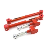 1968-1972 El Camino UMI Tubular Rear Control Arm Kit - On-Car Adjustable Uppers, Red Image