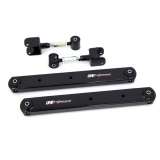 1968-1972 El Camino UMI Boxed Rear Control Arm Kit - Adjustable Uppers, Black Image