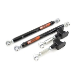 1964-1967 El Camino UMI Double Adjustable Upper & Lower Rear Control Arms Complete Kit, Black Image