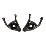 1964-1972 Chevelle UMI Tubular Front Lower Control Arms, Delrin Bushings, Black Image