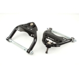 1970-1972 GM A-body UMI Tubular Front Upper A-Arms, 0.5 Inch Taller Ball Joints, Black Image