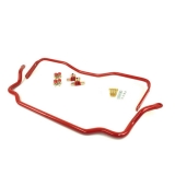 1964-1972 El Camino UMI Solid Front and Rear Sway Bar Kit, Red Image