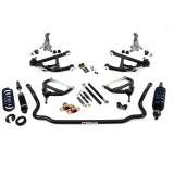 1964-1967 Chevelle UMI Corner Max Kit, Race & Street Handling, Tall Spindles - Black Image