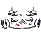 1971-1972 Chevelle UMI Corner Max Kit, Race & Street Handling, Tall Spindles - Black Image