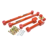 1970-1972 Monte Carlo UMI Tubular Rear Control Arm Kit with Hardware, Red Image