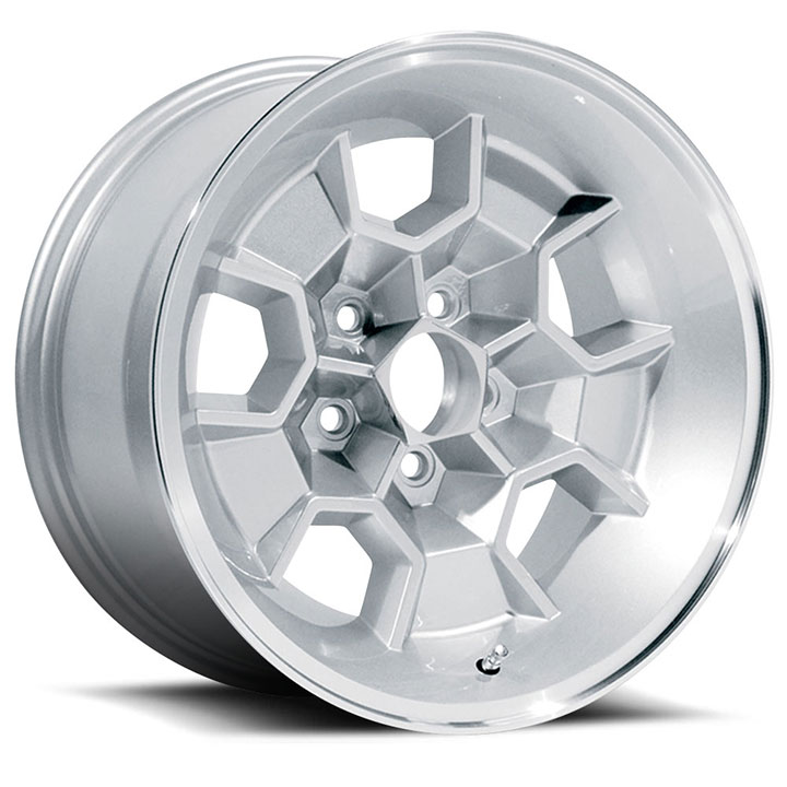 US Wheel Series 379 17x9 Silver/Machined 5x4.75 Bolt Pattern