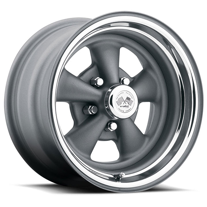 US Wheel Series 464 15x7 Gunmetal Super Spoke, 5x4.75 Bolt Pattern, 4.