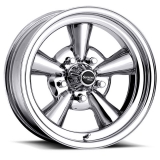 US Wheel Series 48 13x7 Chrome Supreme, 5x4.5&4.75&5 Bolt Pattern, 1.375 BS, -38 Offset Image