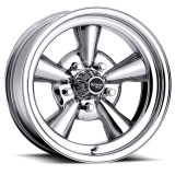 US Wheel Series 48 14x6 Chrome Supreme, 5x4.5&4.75&5 Bolt Pattern, 1.375 BS, -54 Offset Image