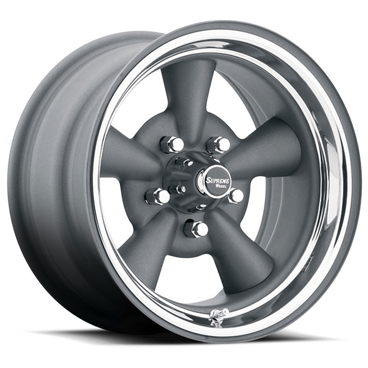 US Wheel Series 484 15x8 Gunmetal Supreme, 5x4.5/4.75/5 Bolt Pattern, 4